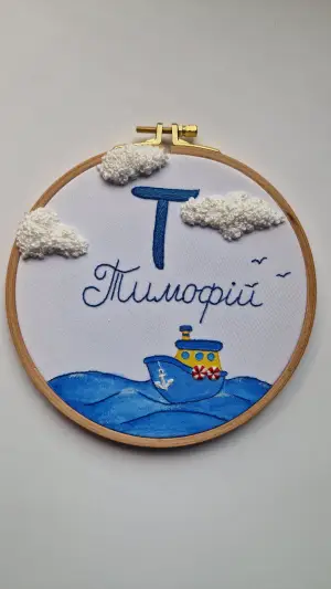 Мініатюра Іменні вишивки для братів 2